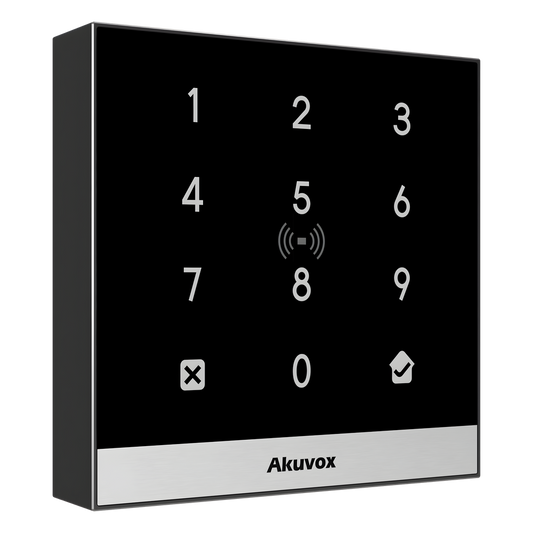 Teclado de Control de Acceso + Bracket de Instalación / Administración 100% en la Nube / Interfaz WEB / POE / Lector Prox 125 kHz / MIFARE 13.56MHz