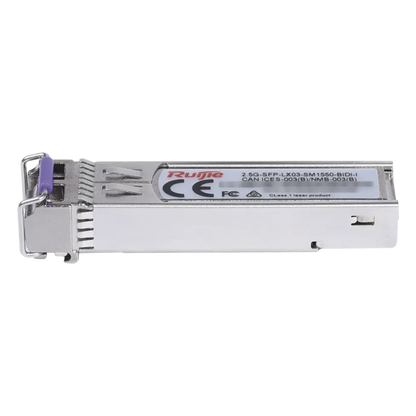 Transceptor Lado (B) un Hilo BiDi SFP 2.5Gb LC Monomodo Tx 1550nm / Rx 1310nm, hasta 3km
