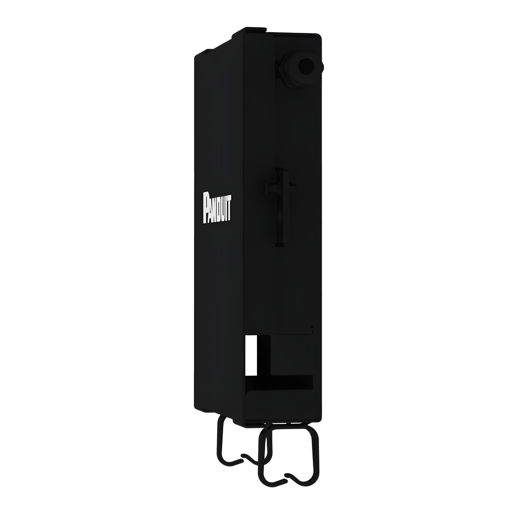 Caja de Conexión de Fibra Óptica, Para Montaje en Pared, Acepta 1 Placas FAP o FMP, Hasta 24 Fibras, Color Negro