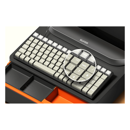 Teclado Comercial 89 Teclas / Diseño Chiclet / 16 Teclas Personalizables / IP55 / USB Tipo-C / Compatibilidad Multi-Sistema