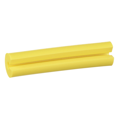 Manguito Porta Etiquetas de Identificación, Para Fibra Simplex de 2 mm, 0.08 Pulgadas (2 mm) de Largo, Color Amarillo, Paquete de 100pz