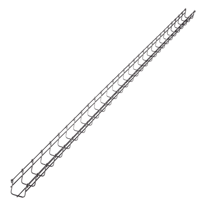 Charola Tipo Malla 54/50 mm, Acabado Electro Zinc, Hasta 43 Cables Cat6, Tramo de 3 Metros