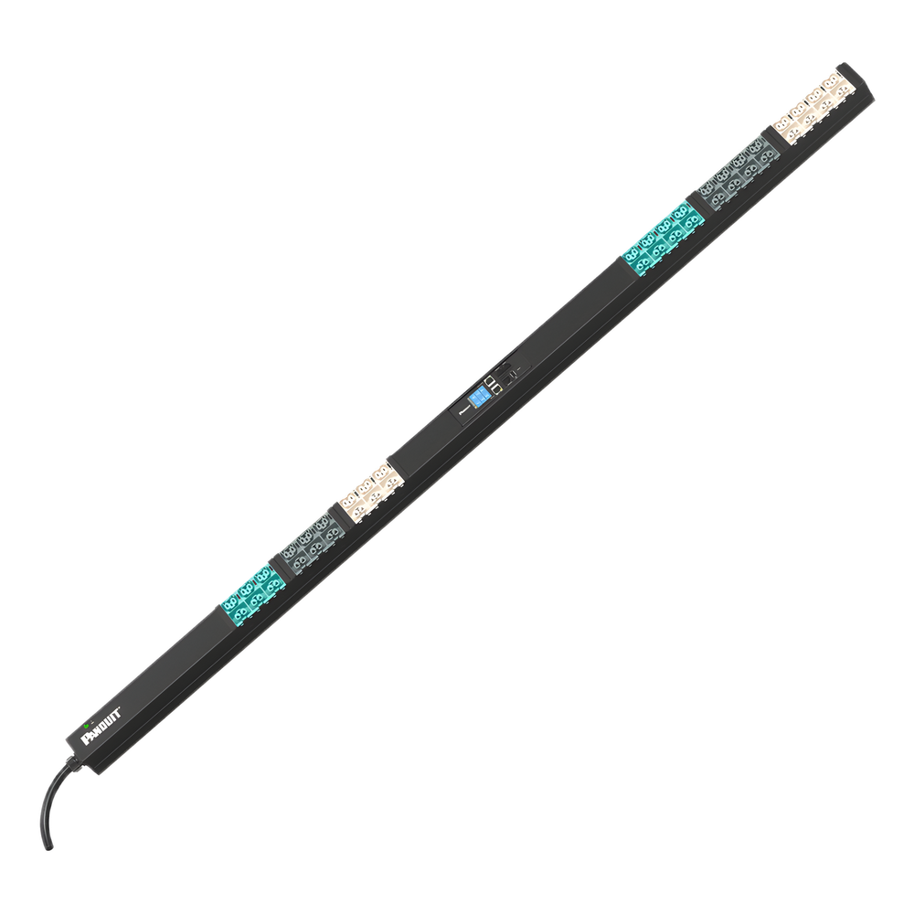 PDU EL2P Inteligente Monitoreable (MI) para Distribución de Energía, Enchufe de Entrada IEC 60309 3P+N+E 6h 16A (IP44), 21 Salidas C13/C15 y 21
