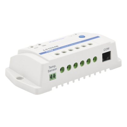 Controlador Solar PWM / 10A / 12/24V / RS-485 / Baterías Gel-AGM-Selladas / Parámetros Configurables