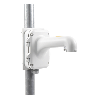 Montaje de Poste para Domos Hikvision / Color Blanco / Uso en Exterior