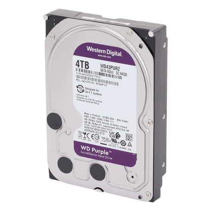 Disco Duro PURPLE de 4TB / 3 AÑOS DE GARANTÍA / Para Videovigilancia
