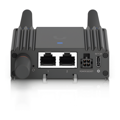Router UniFi Ultra LTE con WiFi 4 / ranura para 1 tarjeta SIM / 2 Puertos RJ45 10/100Mbps / Alimentación por USB Type-C y ATX DC / Bandas LTE B2, B4
