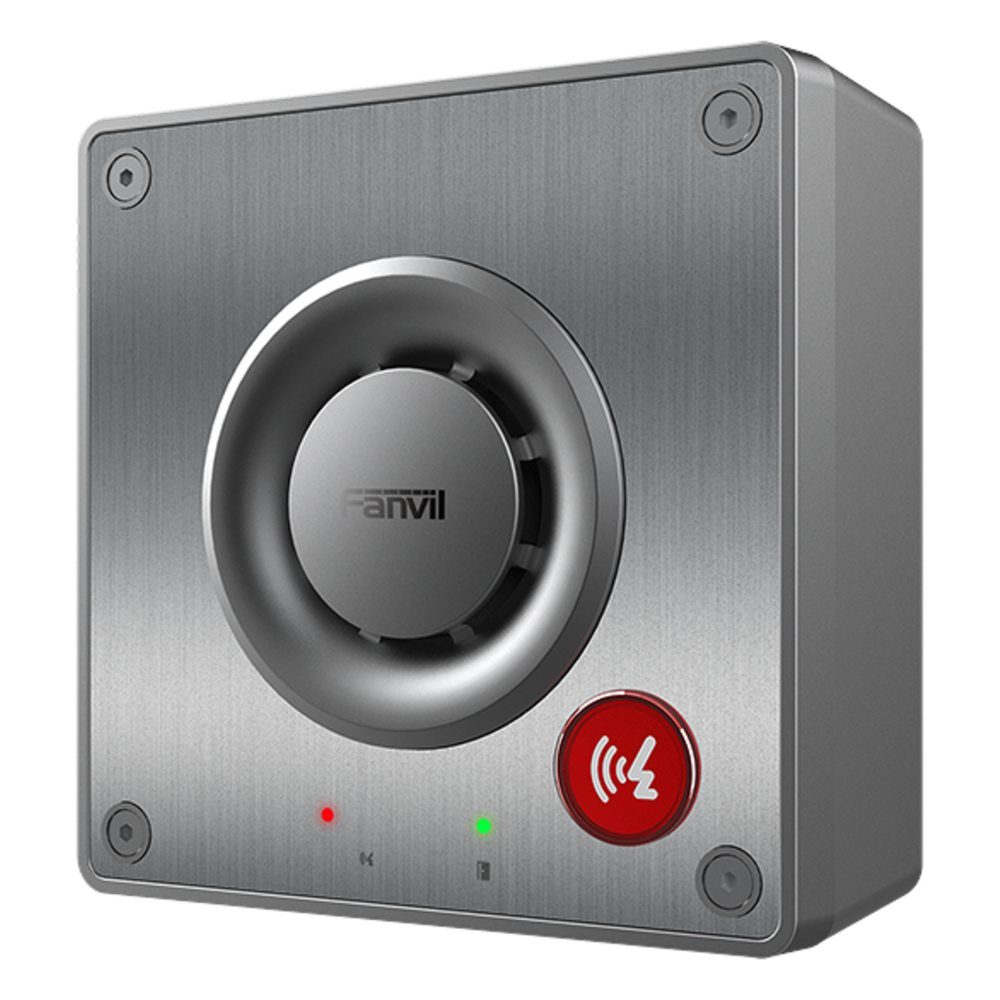 Intercom IP de Audio para Exterior / Altavoz 5W y Doble Micrófono con Reducción de Ruido / Panel Acero Inoxidable y Cuerpo Aluminio / IP66 e IK10