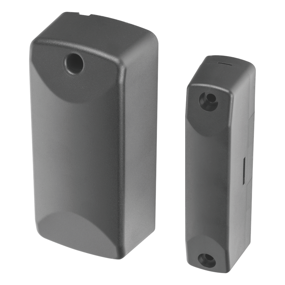 Sensor Magnético Inalámbrico para Exterior / IP56 / Gap 7.5 cm / Entrada Auxiliar NC/C/NO / -40°C a 60°C / Batería 10 Años / 345 MHz