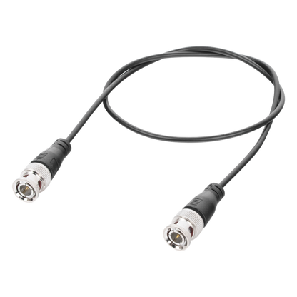 Cable Coaxial Armado con Conector BNC (Video) / Longitud de 0.6 Metros (1.97 Pies) / Optimizado para Cámaras 4K / Uso en Interior