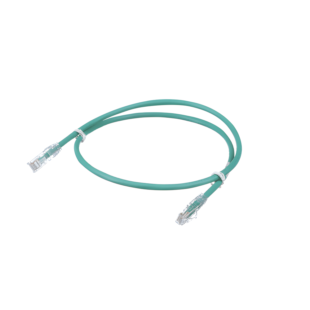 Cable de Parcheo TX6, UTP Cat6, 24 AWG, CM, Color Verde, 9.14 Metros (30 Pies)