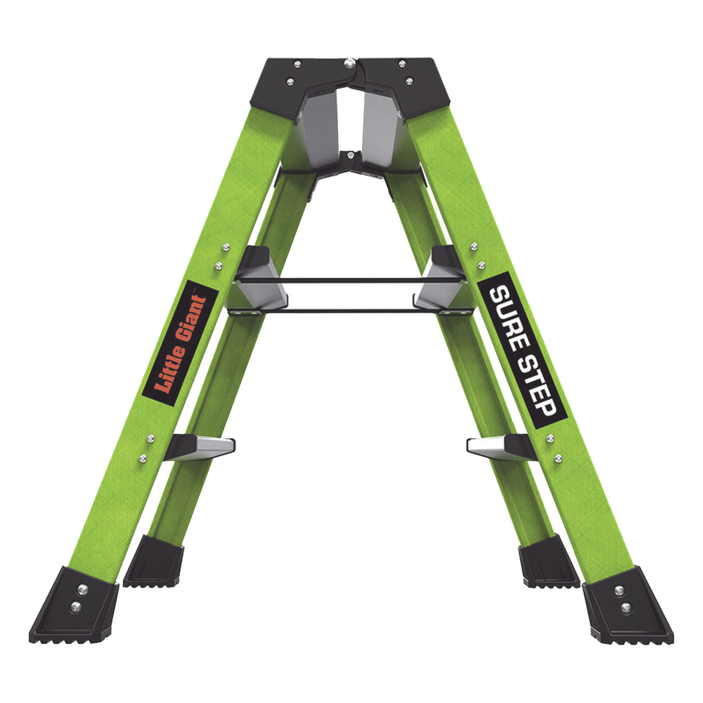 Escalera Plegable 2 Peldaños de Fibra de Vidrio / Tamaño 66 cm ( 2' 2").