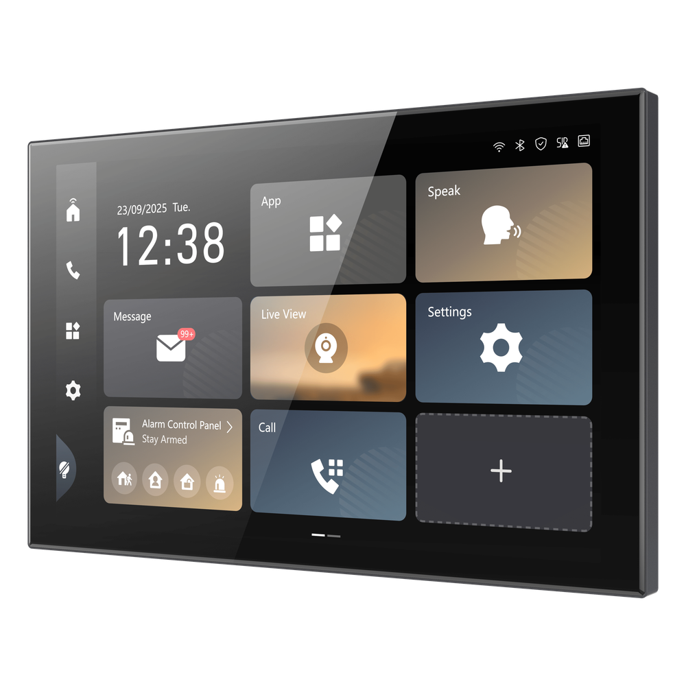 Monitor Touch Inteligente WiFi 6 / 10.1" (1920 X 1200) / Android 14 / PoE / 2 Micrófonos y 2 Bocinas Integrados / Gestión Unificada de Seguridad