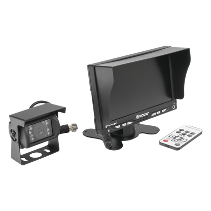 Camara de Reversa Alambrica y Monitor para Vehiculos de Trabajo y Montacargas