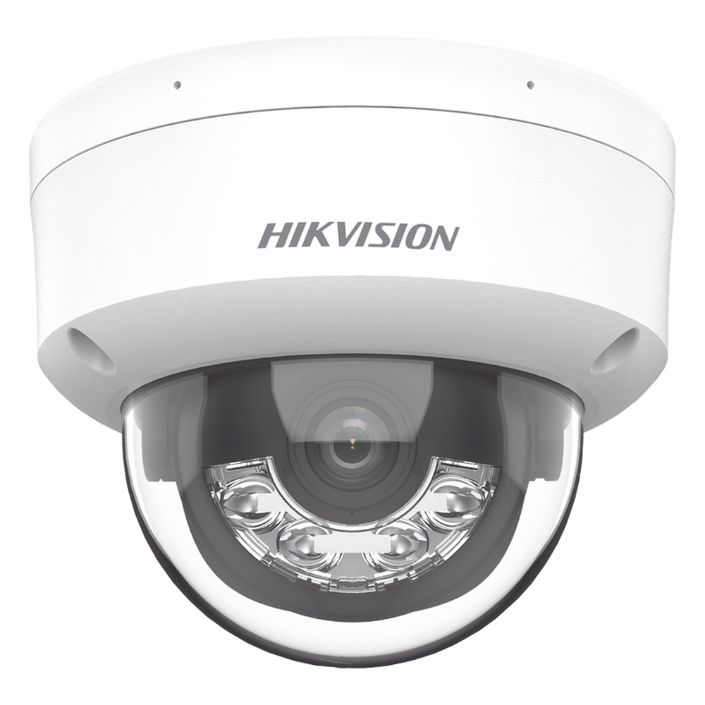 [Dual Light] Domo IP 2 Megapixel / Lente 2.8 mm / 30 mts IR + Luz Blanca / Micrófono Integrado / Antivandálico IK08 / ACUSENSE Lite / Exterior IP67