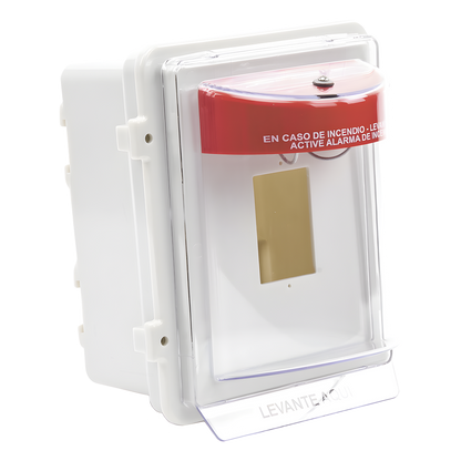 Protector Universal para Estación Manual, Fabricado en Policarbonato Súper Fuerte Para Uso en Exterior