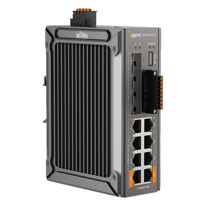 Switch de Red SP5012FM-L2 (V2) / 8 Puertos 10/100/1000Mbps PoE / 4 Puertos SFP 1000M/2.5G/10Gbps / Capacidad de Conmutación 96Gbps / Presupuesto PoE