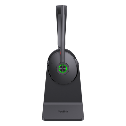 Auriculares estéreo Yealink BH74 edición MS con base de carga / Bluetooth 5.3 con adaptador USB C&A / Cancelación activa de ruido / 32 horas de