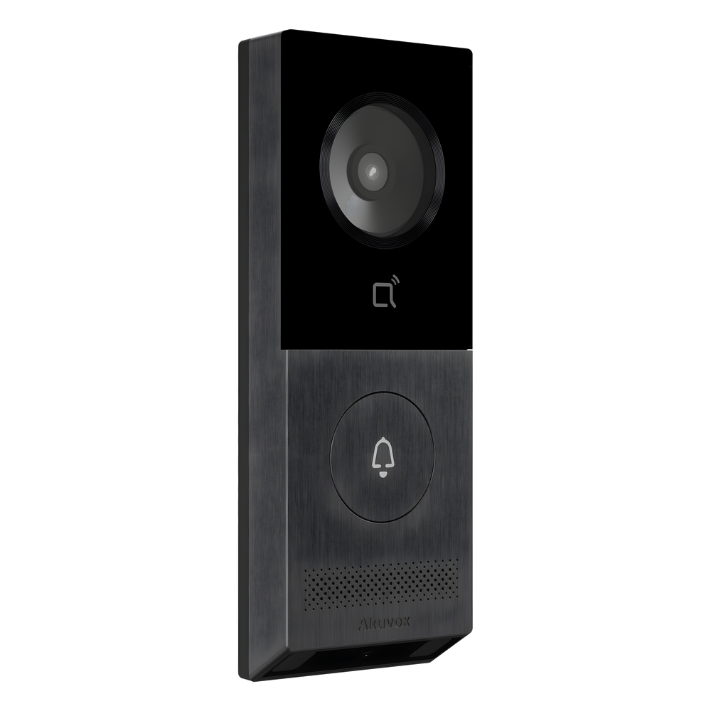 Videoportero IP / Detección de Paquetes / Escaneo QR / 5MP Cámara Principal + 2MP Auxiliar / Llamada a APP / Compatible Con Monitores Akuvox