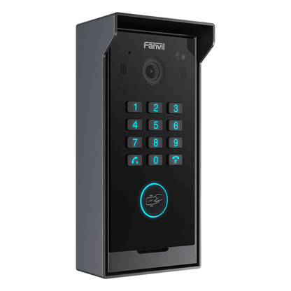 Videoportero Slim IP SIP con Cámara HD, IP IP65, Teclado Numérico y Relé, Apertura por BLE, Tarjeta, Remoto, Protocolo ONVIF, Compatible con App