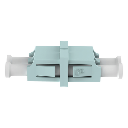 Módulo Acoplador LC Duplex, Para Fibra Multimodo, Color Aqua