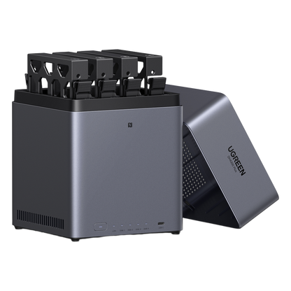 NAS UGREEN NASync DH4300PLUS / 4 Bahías SATA / Procesador RK3588C 8 GB RAM / 2.5GbE Puerto / HDMI 4K / USB 3.2 Type-C / RAID 0/1/5/6/10 / Acceso