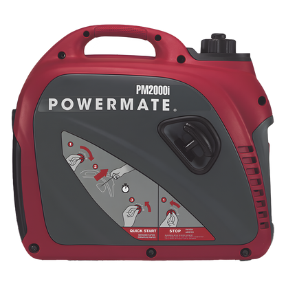 Generador Inversor Portátil a Gasolina, 1.7 kW, 120vca , Arranque Manual