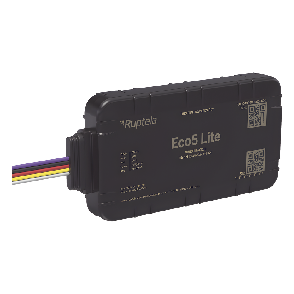Localizador y Rastreador Vehicular GPS / LTE Cat1 y LTE-M con Respaldo 2G / GNSS U-blox M10 / Bluetooth BLE 5.0 / Carcasa IP54 / Instalación