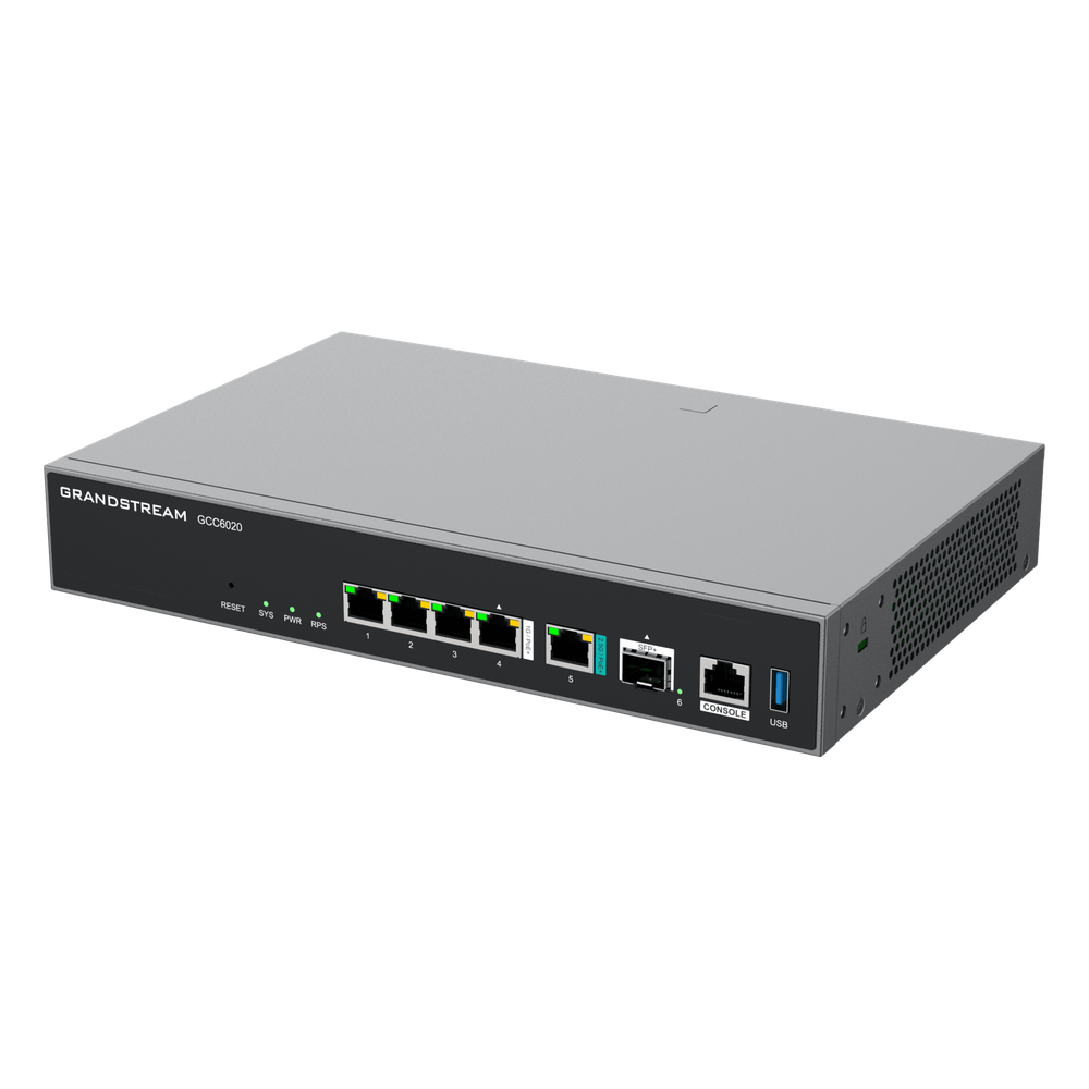 Dispositivo de Convergencia de Redes GCC6020 / Router VPN / Firewall de Próxima Generación / IP PBX / Switch de Red / 4 Puertos Gigabit Ethernet / 1