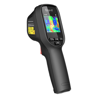 Eco-V - Cámara Termográfica Portátil / SuperIR 240 x 240 / Rango de -20°C a 550°C / Pantalla LCD 2.4" / Fusión Térmica-Visible / Memoria 4GB (30,000