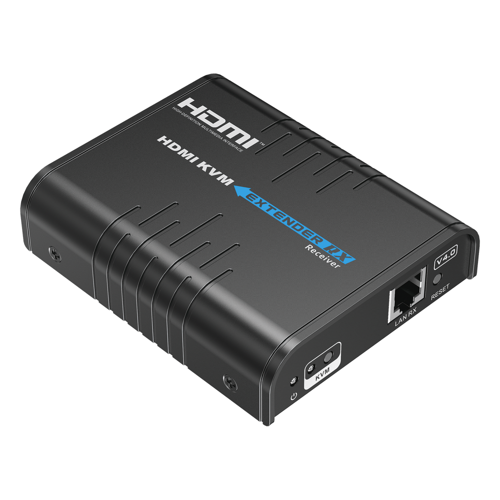 Receptor Compatible para Kits TT373KVM4.0 | Resolución 1080P @ 60 Hz | Soporta STP y UTP CAT6 | Control IR | Compatible con Switch Gigabit para