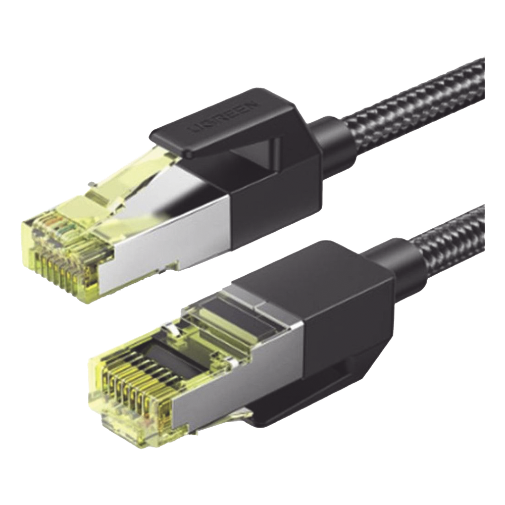 Cable Ethernet Cat7 CLASS F/FTP Redondo con Malla de Nylon 1 Metro (3.28 Pies)