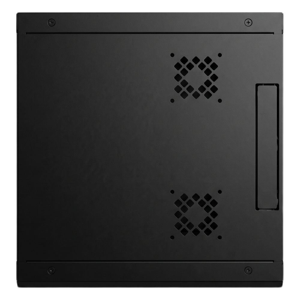 Gabinete de Pared con Puerta de Cristal Templado, 635mm de Profundidad, 6U Rack de 19 in, Acero Reforzado