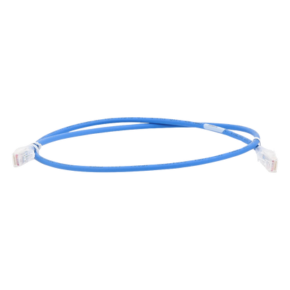 Patch Cord MC5 Modular Cat5e UTP, CM/LS0H, 0.91 Metros (3 Pies), Color Azul, Versión Bulk (Sin Empaque Individual)