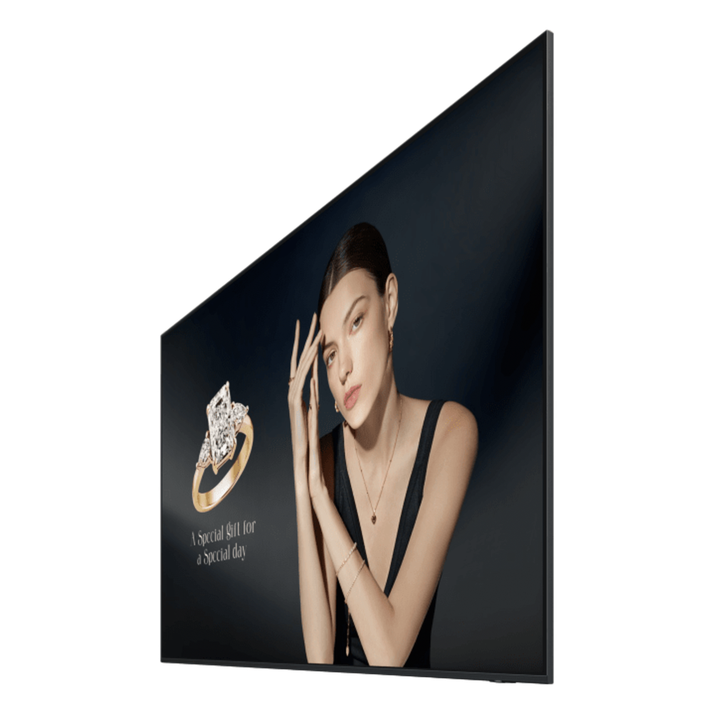 Pantalla Profesional Neo QLED 115" Resolucion 4K / Panel VA / Brillo 1,000 nit / Dimensiones 2.56m largo x 1.46 m de alto / Uso 24/7 / HDMI 2.1
