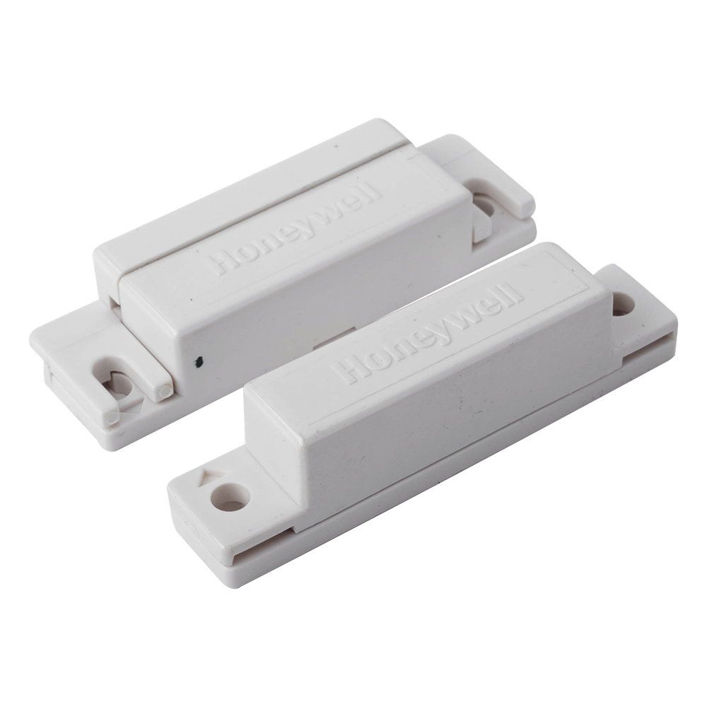 Contacto magnético de superficie con salida NC y NO (SPDT) para puertas y ventanas, resistor de fin de línea oculto