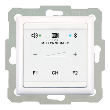Mando Bluetooth IP | Control Táctil | Compatible Sistema Millennium | Alimentación PoE | Color Blanco |