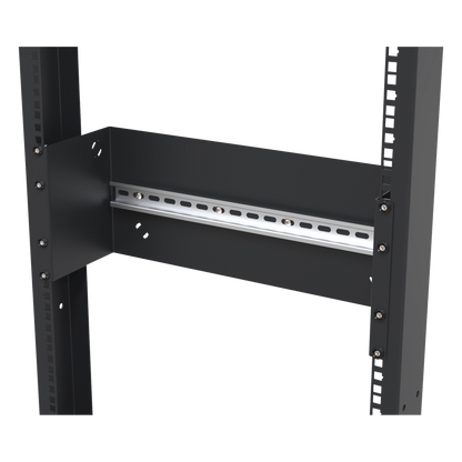 Riel de 35 mm con Soporte para Rack de 19" 4UR