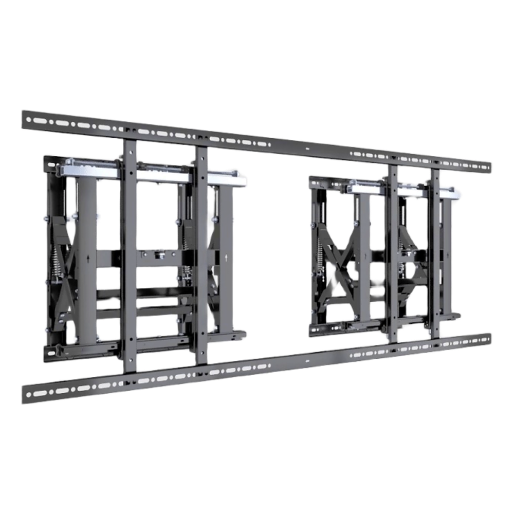 Soporte Estructural Modular para Pantallas | Altura Ajustable de 200 mm a 1600 mm | Ancho 600 mm | Profundidad 134 mm a 300 mm | Diseño Metálico|