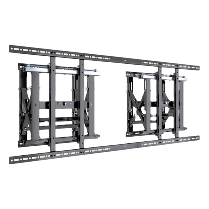 Soporte Estructural Modular para Pantallas | Altura Ajustable de 200 mm a 1600 mm | Ancho 600 mm | Profundidad 134 mm a 300 mm | Diseño Metálico|