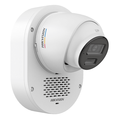 Cámara Turret TURBOHD 2 Megapixel (1080p) / Imagen a Color 24/7 con Apertura F1.0 / Audio Bidireccional y Sirena / Luz Blanca e IR 40 m (131.2 ft)