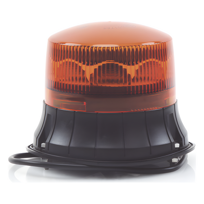 Burbuja LED giratoria de color ámbar, 9 LEDs, montaje permanente