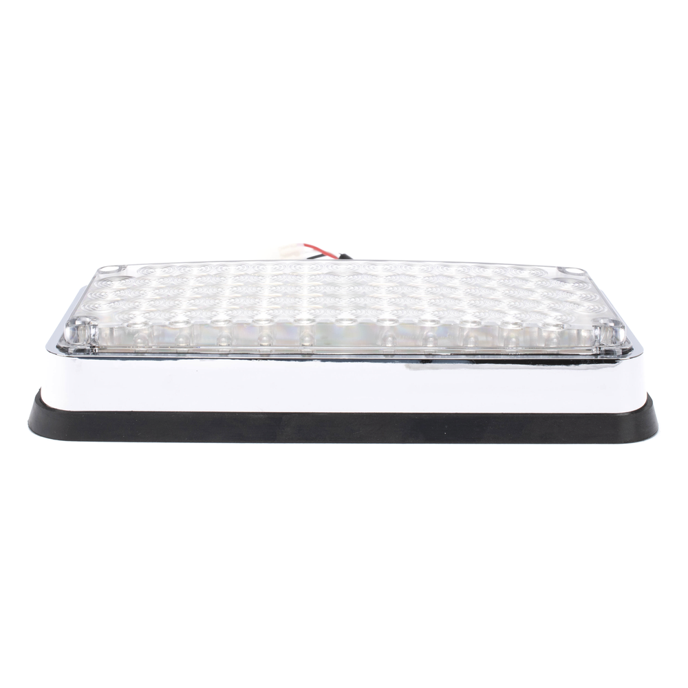 Luz de Advertencia de 7X3", Bicolor Rojo/Claro, Ideal para Ambulancias