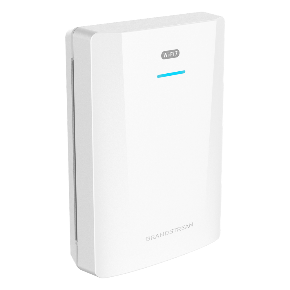 Punto de Acceso Wi-Fi 7 para Pared / GWN7670WM / MIMO 2x2:2 DL-UL OFDMA / Modulación 4096 QAM / 2.5G Ethernet PoE+ / Hasta 256 Clientes / QoS
