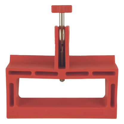 Bloqueador LOTO de Manija Grande para Disyuntores de Caja Moldeada, 2.24" (56.8m) Largo x 3.75" (95.2mm) Ancho. Color rojo