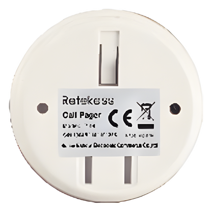Botón de Llamada T114 / Resistente al Agua / Distancia de Transmisión 100 mts / Batería 12V 23A / Diseño Compacto y Portátil