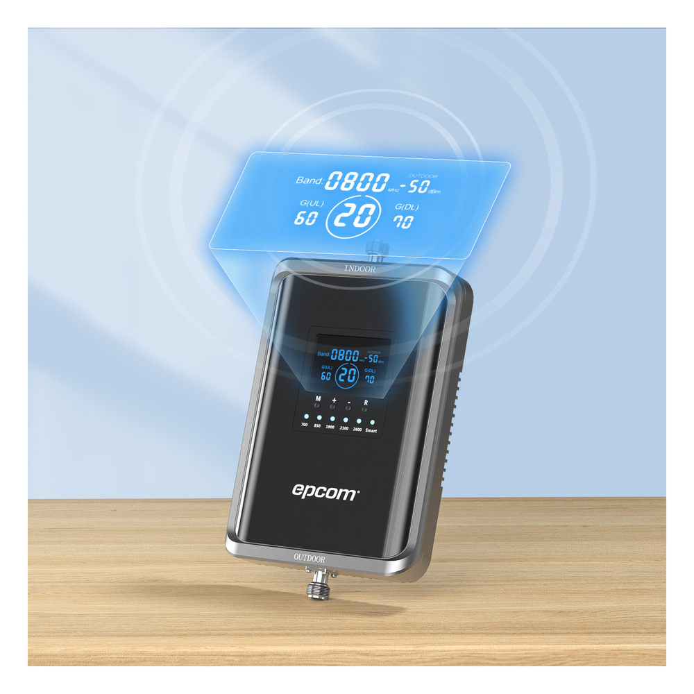 Amplificador de Señal Celular 5G / Mejora las llamadas convencionales y VoLTE / Soporta los datos de las tecnologías 2G, 3G, 4G y 5G de TELCEL, AT&T