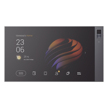 Pantalla táctil Hub controlador integrable con sistemas de automatización compatible con múltiples marcas. Conexión Wifi y Ethernet
