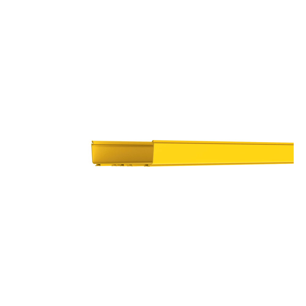 Canaleta FiberRunner™ 12X4, de PVC Rígido, Color Amarillo, 3 m. de Largo