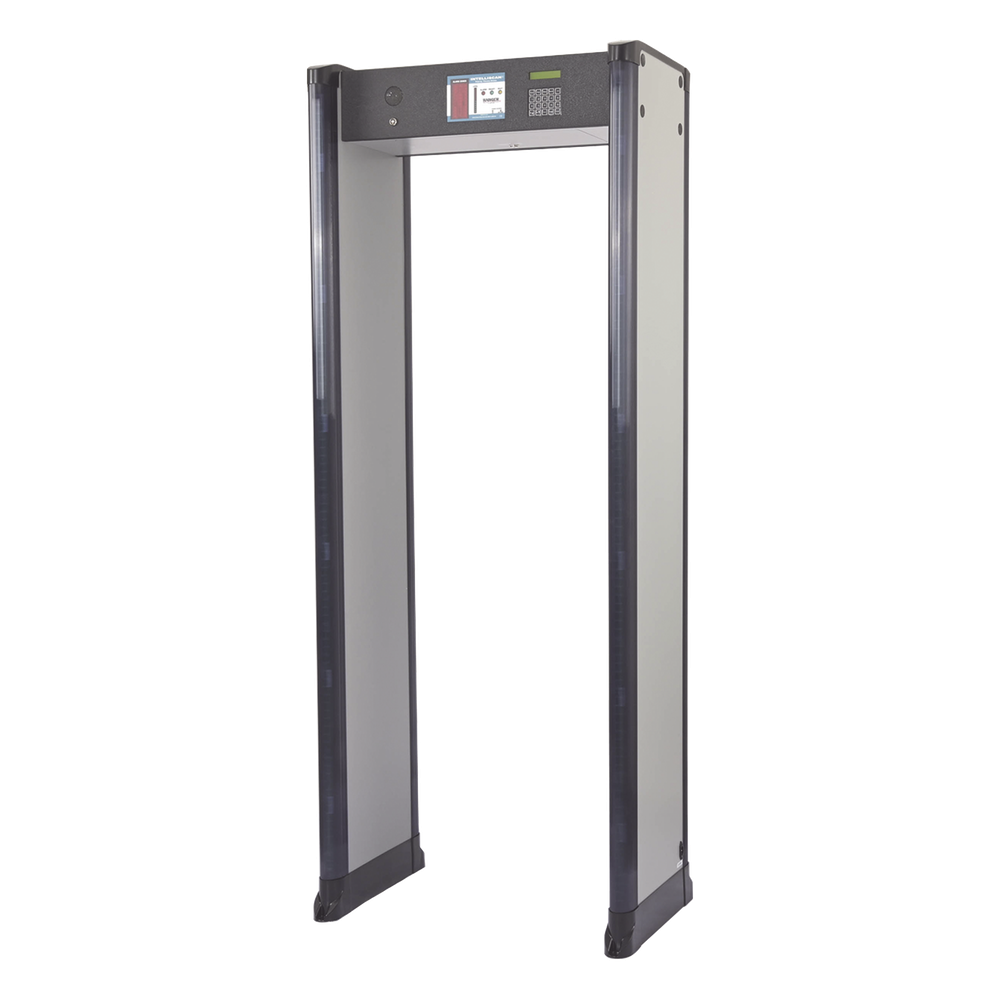 Arco Detector de Metales de 33 Zonas con Anclaje para Fijarse al Piso. Incluye Sensor IR para evitar falsas Alarmas / Certificado por la